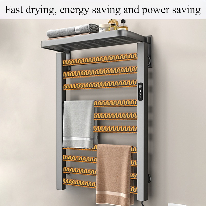 ราวแขวนผ้าเช็ดตัวไฟฟ้าแบบโลหะ  - Smart Home Decor บทวิจารณ์และราคา