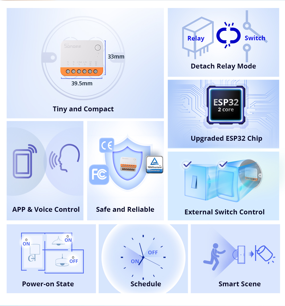 สวิตช์อัจฉริยะ Sonoff Mini R4  - Smart Home Project บทวิจารณ์และราคา